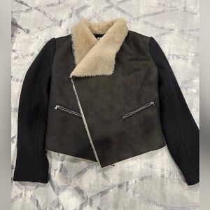 Zara faux fur jacket